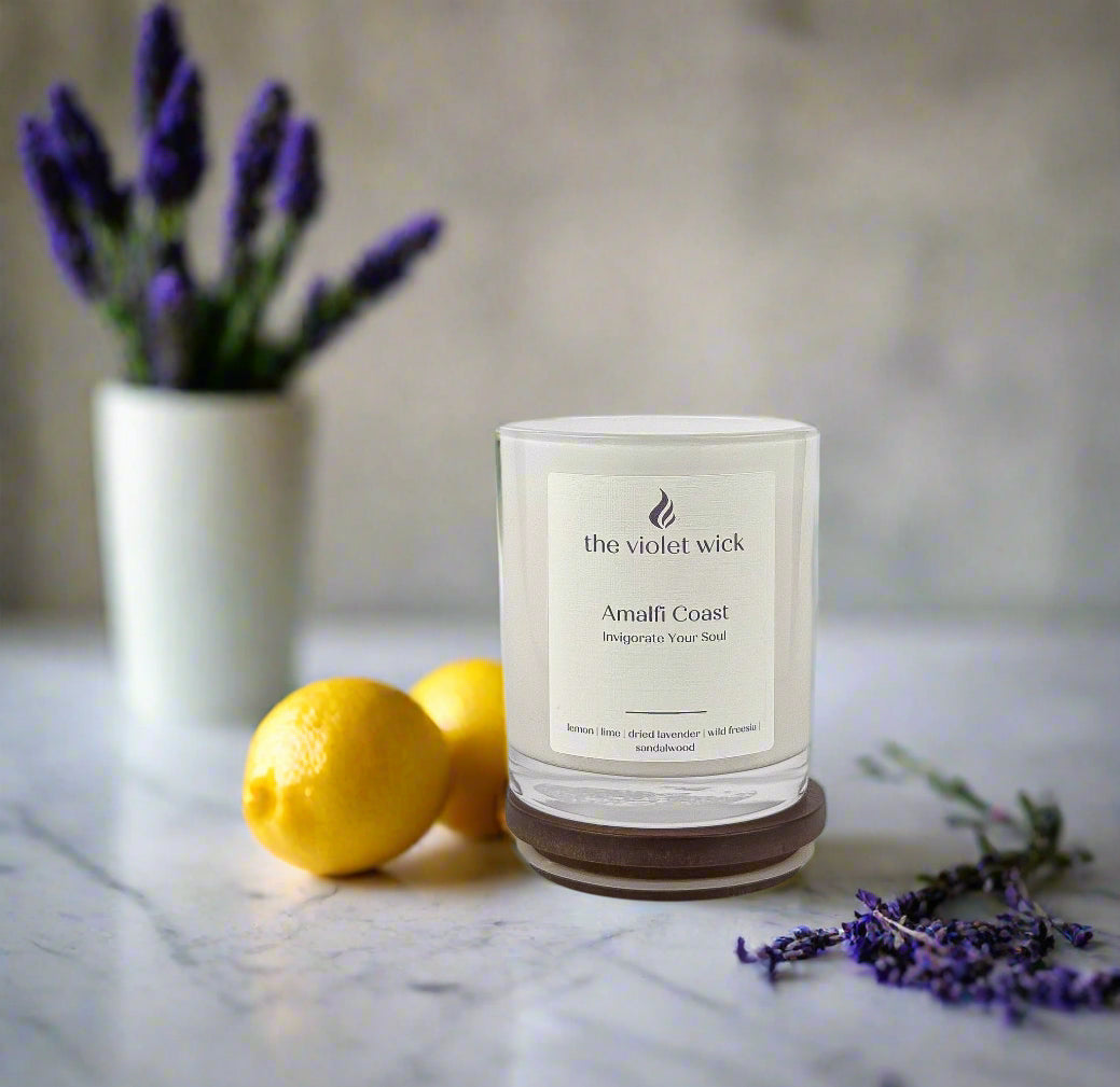 Amalfi Coast soy candle from The Violet Wick