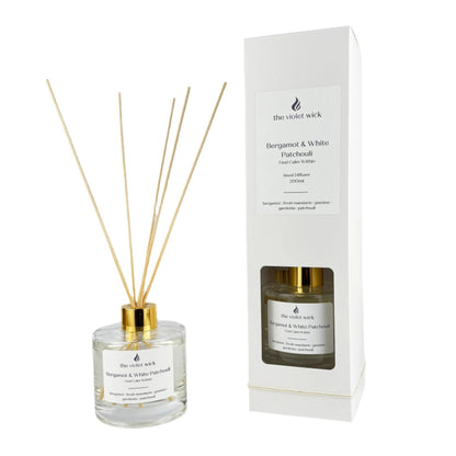 Bergamot & White Patchouli Reed Diffuser from The Violet Wick