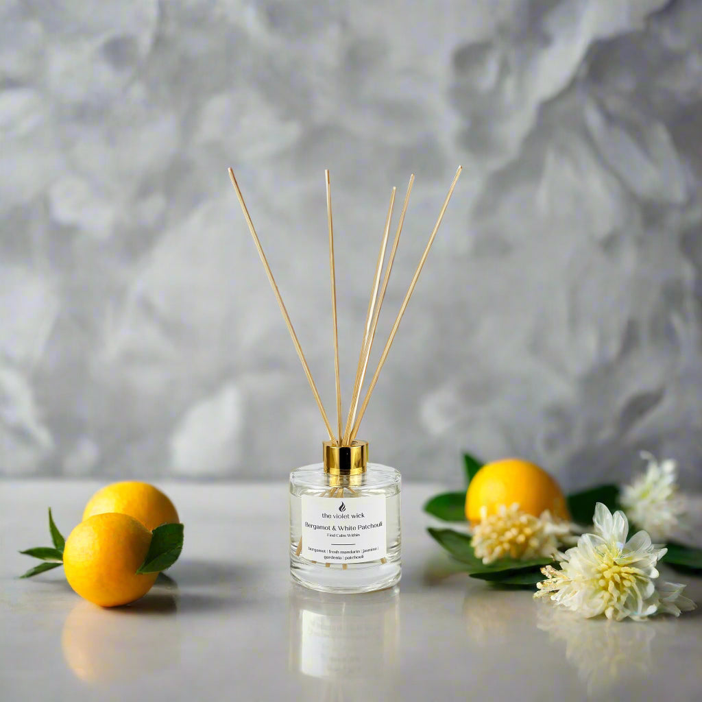 Bergamot & White Patchouli Reed Diffuser from The Violet Wick