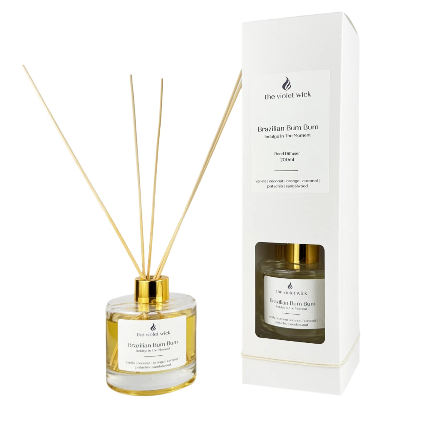 Brazilian Bum Bum Reed Diffuser from The Violet Wick