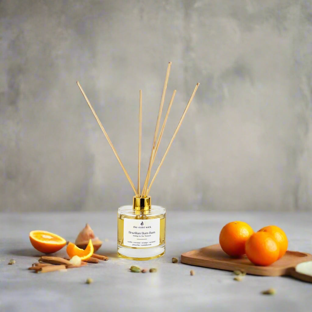 Brazilian Bum Bum Reed Diffuser from The Violet Wick