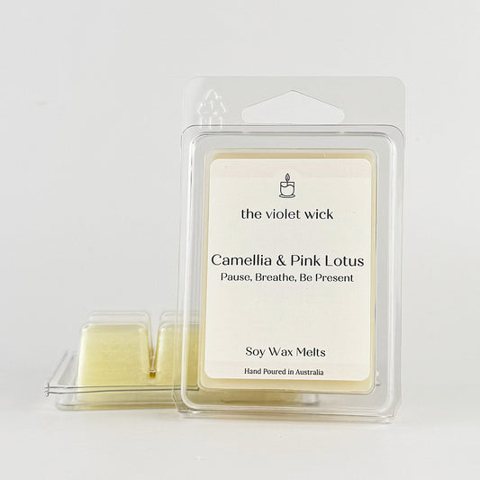 Camellia & Pink Lotus soy wax melt from The Violet Wick