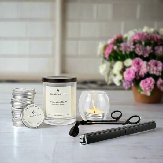 Candle starter bundle from The Violet Wick