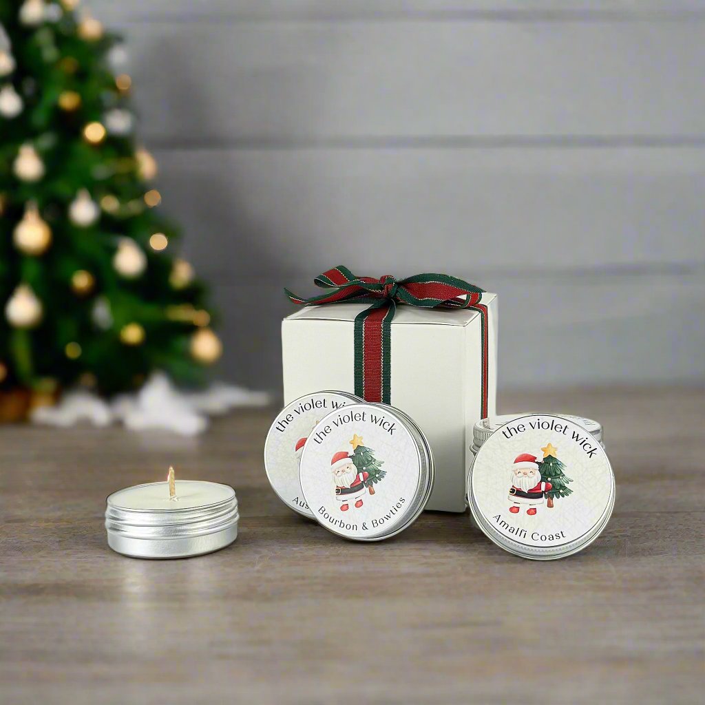 Christmas Tealight gift set from The Violet Wick