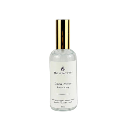 Clean Cotton Room Spray from The Violet Wick