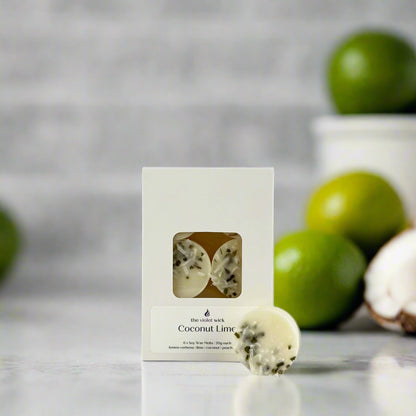 Coconut Lime Soy Wax Melts from The Violet Wick