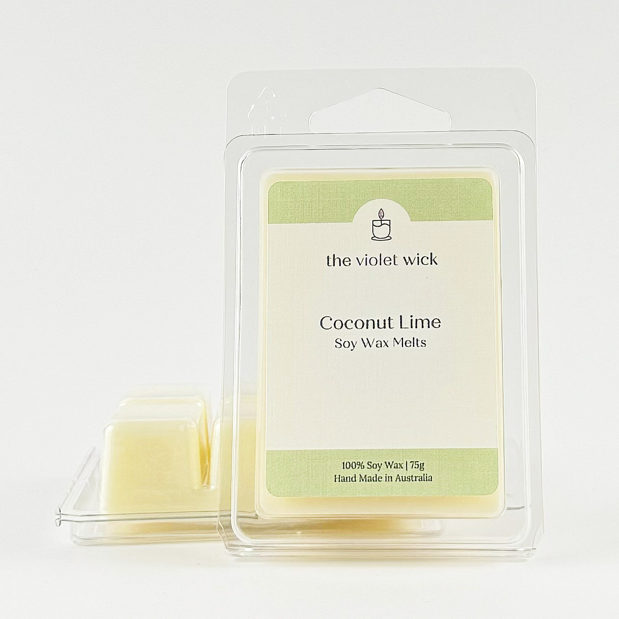 Coconut Lime Soy Wax Melt from The Violet Wick