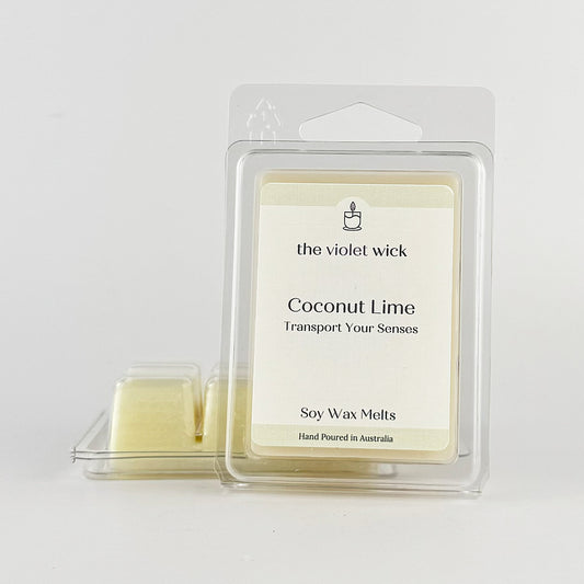 Coconut Lime soy wax melt from The Violet Wick