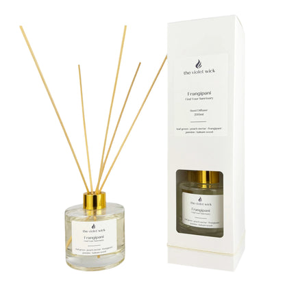 Frangipani Reed Diffuser from The Violet Wick