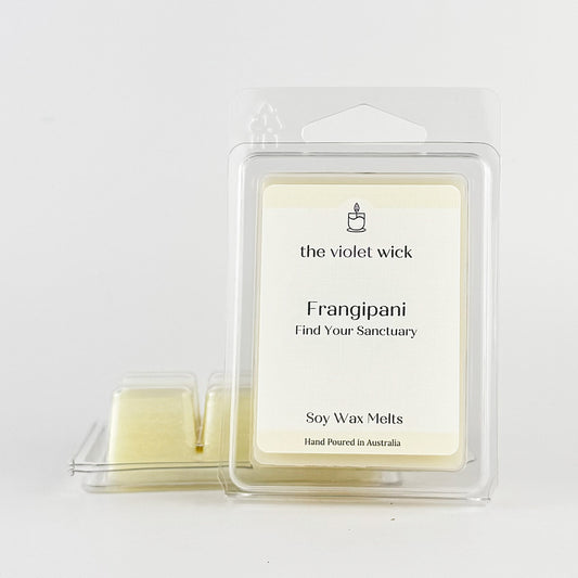 Frangipani soy wax melt from The Violet Wick