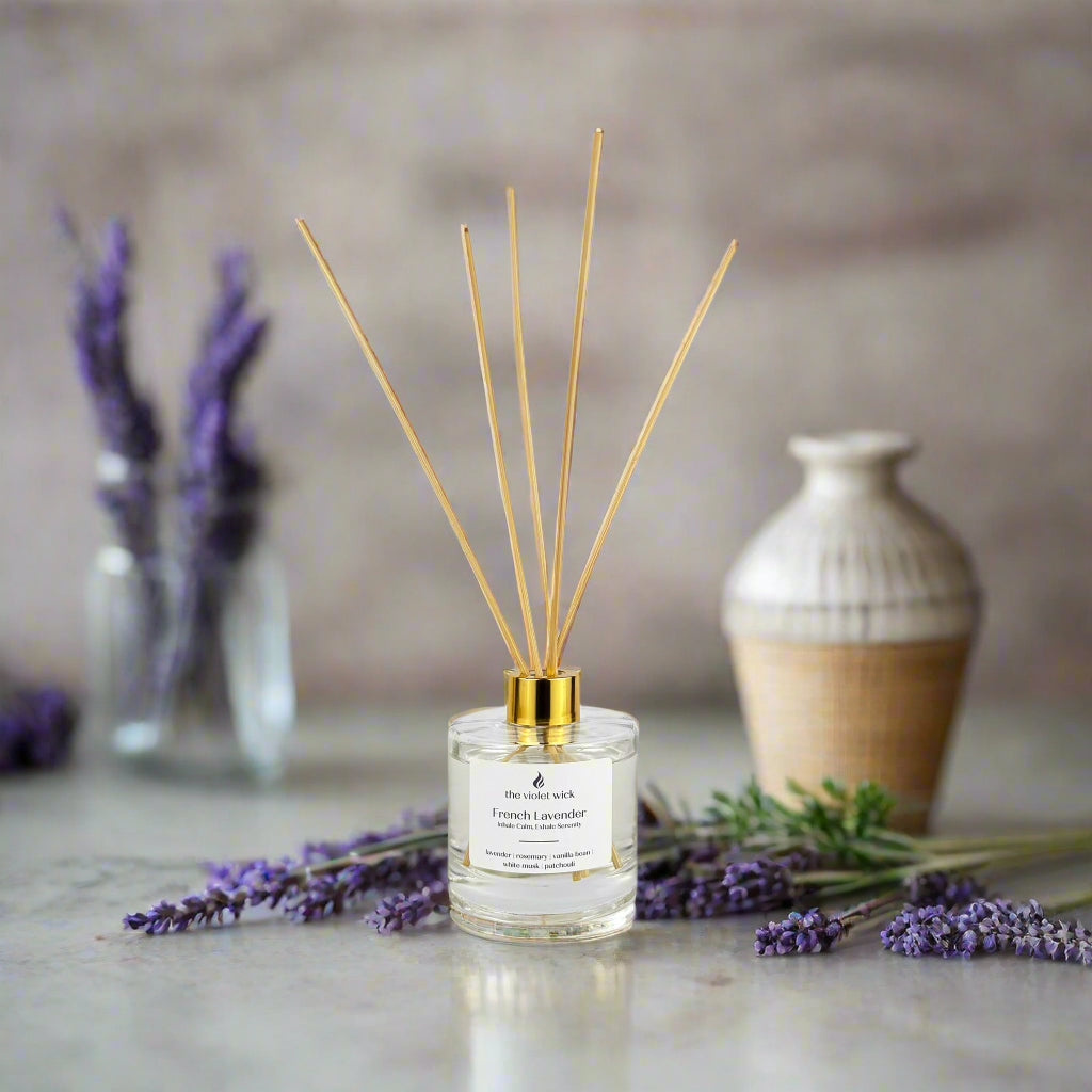 French Lavender Reed Diffuser from The Violet Wick