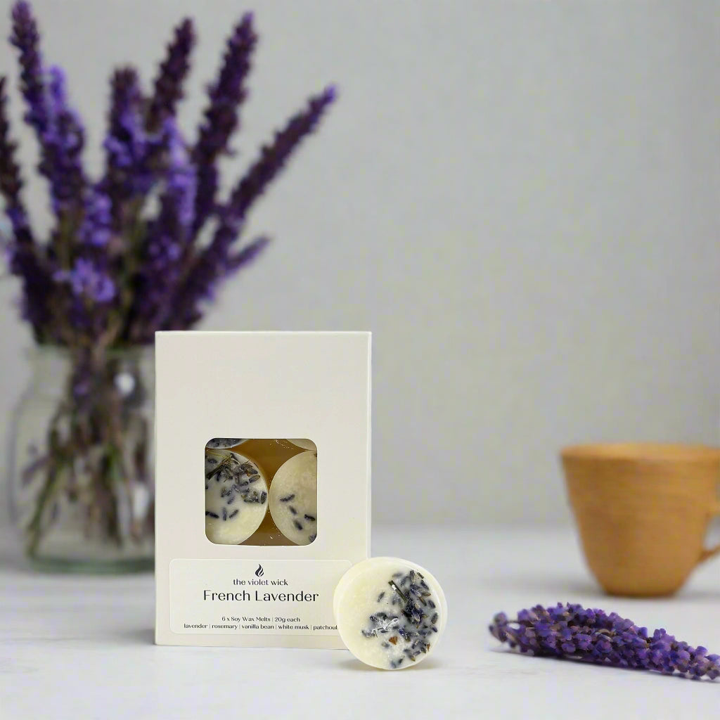 French Lavender Soy Wax Melts from The Violet Wick