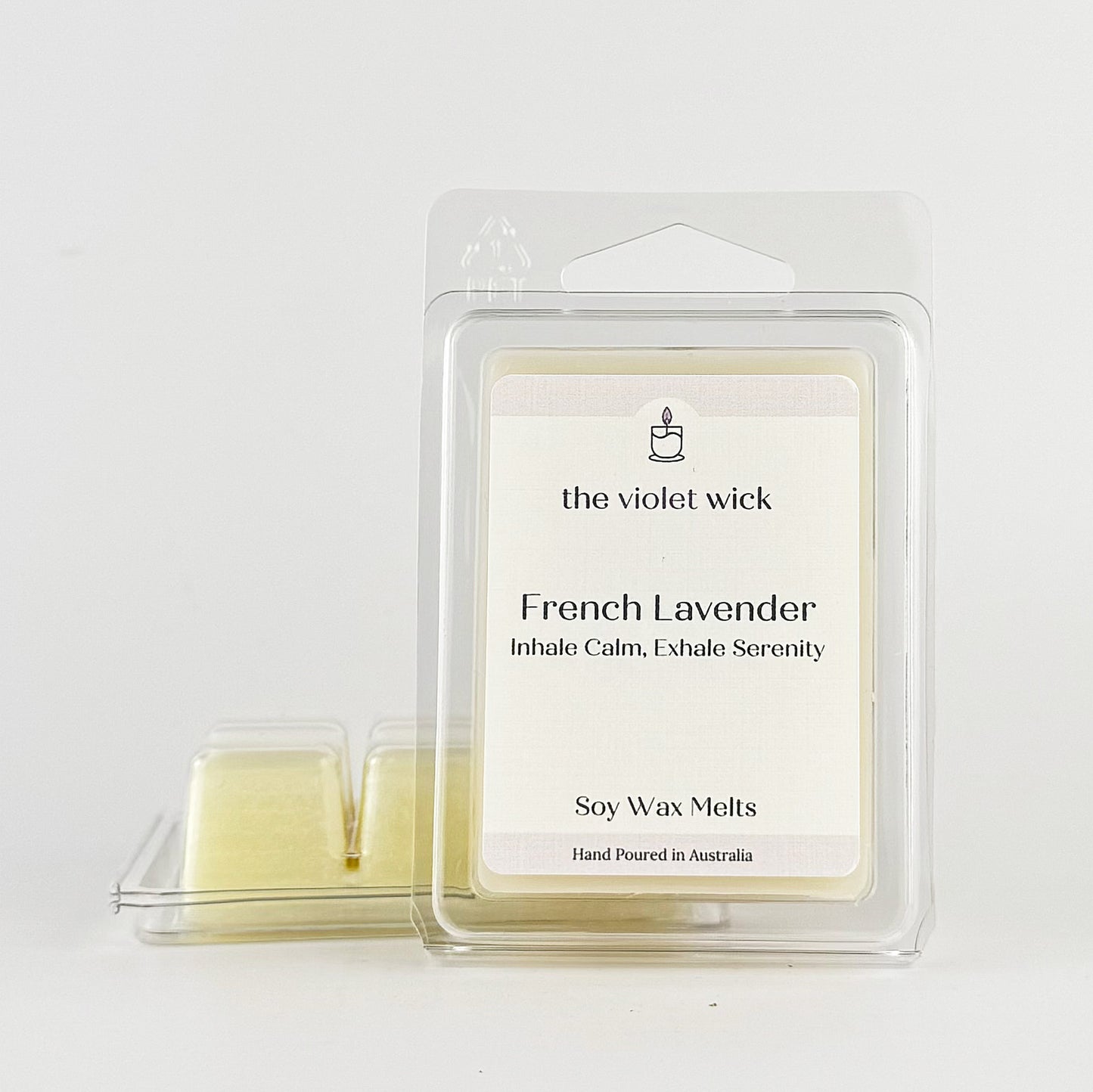 French Lavender soy wax melt from The Violet Wick