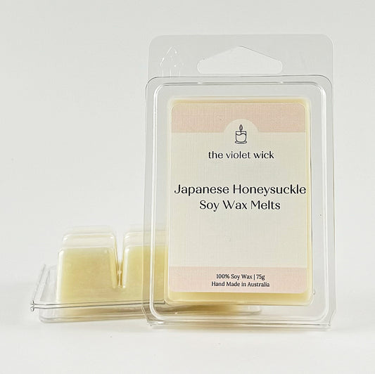 Japanese Honeysuckle Soy Wax Melt from The Violet Wick