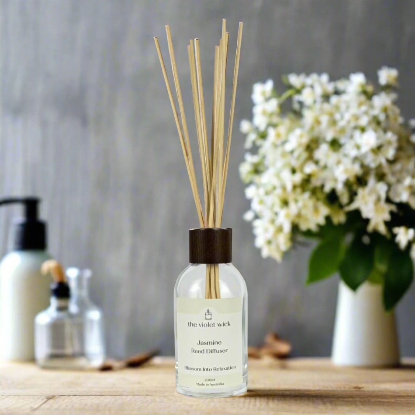 Jasmine Reed Diffuser from The Violet Wick