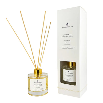 Sandalwood Reed Diffuser from The Violet Wick