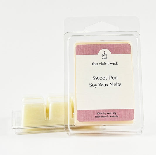 Sweet Pea Soy Wax Melt from The Violet Wick