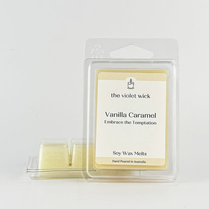 Vanilla Carmel soy wax melt from The Violet Wick