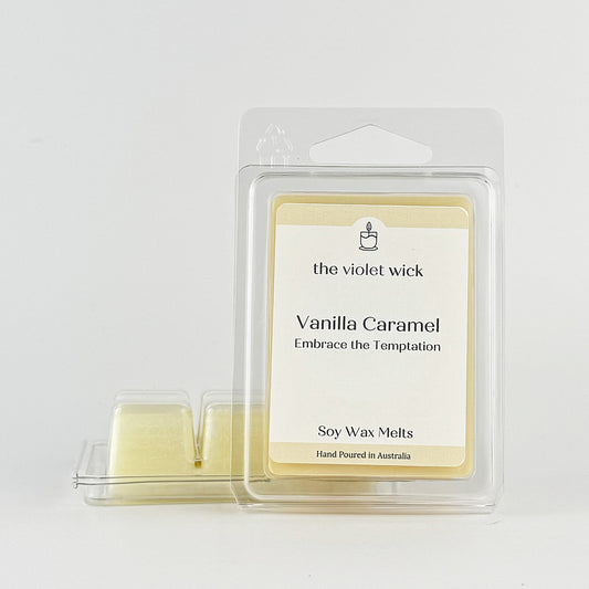 Vanilla Carmel soy wax melt from The Violet Wick