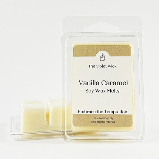 Vanilla Caramel Soy Wax Melt from The Violet Wick